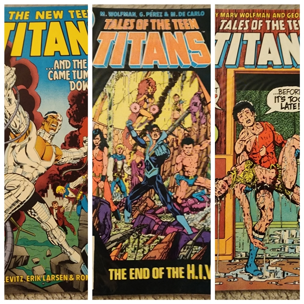 Vintage DC Teen Titans 1980s Lot of 3